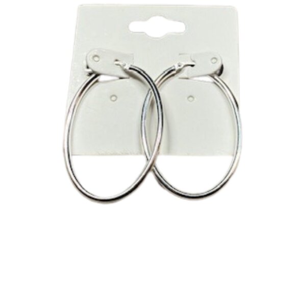 3-Pair New Earrings Bundle – Hoops, Gemstone & Dangle - Picture 3 of 8